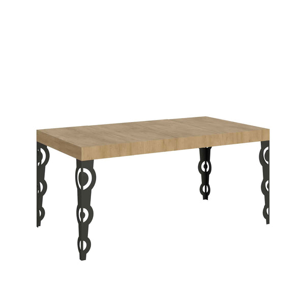 sconto Tavolo Allungabile 140/244x90x77 cm Karamay Premium Quercia Natura
