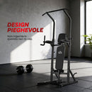 Power Tower Pieghevole Stazione Fitness Multifunzione Regolabile in 7 Posizioni con Sbarra Trazioni Dip Station Pull UP Station      