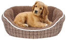 Cuccia per Cani e Gatti 48x42x16 cm in Poliestere Scotland Marrone