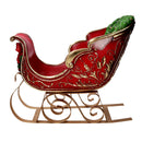 Slitta resina verde e rosso cm 57x30,5xh46,6