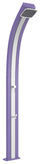 Doccia da Esterno Giardino Miscelatore e Lavapiedi Arkema Spring Fascia Inox Viola