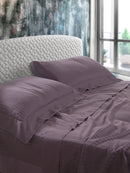 Set Lenzuola Sopra Sotto e Federe Tinta Unita Mitera Rubino Lilla Varie Misure