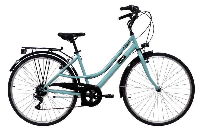 Bicicletta da Trekking Donna 28” 6V in Acciaio Manhattan Verde