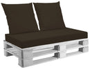 Cuscini per Pallet 120x60 cm Seduta e Schienale in Similpelle Mariotti Belem Marrone