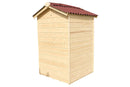Casetta Box da Giardino 1,2x1,2 m con Pavimento in Legno Picea Massello 16mm Eden