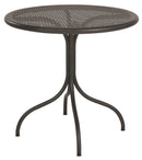 Set Tavolo Tondo e 4 Sedie da Giardino in Acciaio RD Italia Flipper Antracite