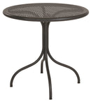 Set Tavolo Tondo e 4 Sedie da Giardino in Acciaio RD Italia Flipper Antracite
