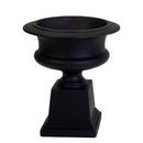 Portavaso resina nero opaco cm 58x58xh67