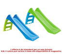 Scivolo 3 Gradini 116x62,5x36 cm in Plastica Azzurro o Verde