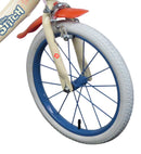 Bicicletta per Bambina 14"" 2 Freni con Licenza Disney Stitch Bianca
