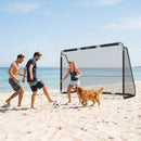 Porta da Calcio 3 x 2 m con Rete Robusta e Telaio in Metallo Stabile      