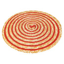 Set 6 Tovagliette Ø38 cm  in Paglia e Carta VdE Tivoli 1996 Spiral