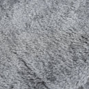 Scaletta per Cani 4 Gradini 60x35x44 cm in Flanella Sfoderabile e Truciolato Grigio chiaro