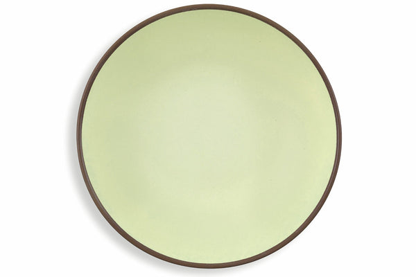 sconto Set 6 Suppenteller aus Steinzeug Ø20 cm Villa d'Este Home Tivoli Acid Green Kora Light