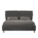 Letto Matrimoniale Nandy Grigio Varie Misure