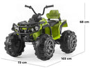 Quad Elettrico per Bambini 12V ATV Verde