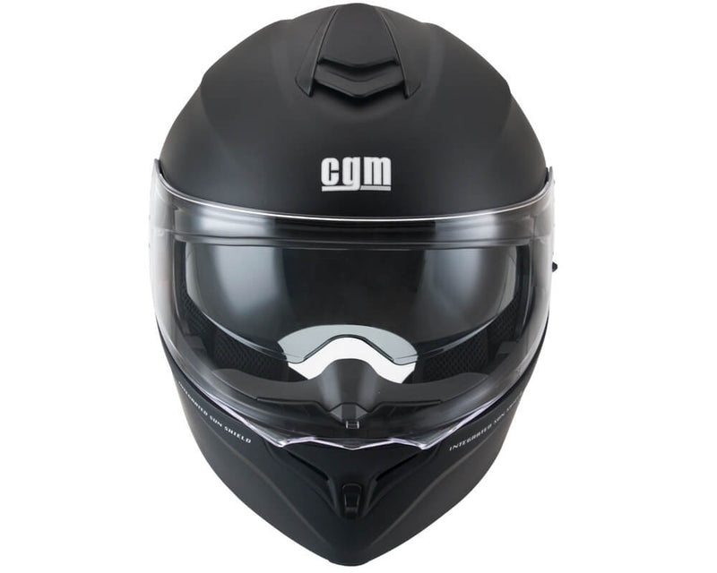 Casco Integrale per Scooter Visiera Lunga CGM Berlino 508A Nero Opaco Varie Misure