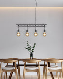 Lampada a Sospensione da Interno  E27 in Metallo Nero