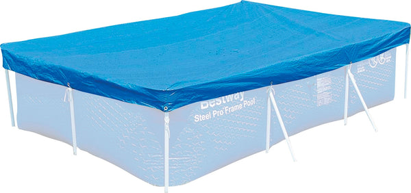 acquista Abdeckung für rechteckige Pools 400x211cm Bestway Blau