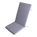 Cuscino Real Medio 90x40x4 in Poliestere Grigio