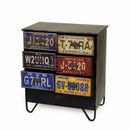 Cassettiera 7 Cassetti in Legno Targa