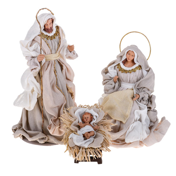online Krippe 3 Figuren H36 cm aus Harz