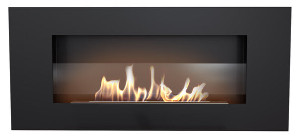 Bioethanol Wandkamin 90x40 cm mit Glas oder ohne Glasscheibe Kansas City online