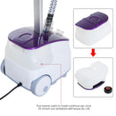 Stiratrice a Vapore Professionale Verticale Serbatoio 1.8L 1800W 