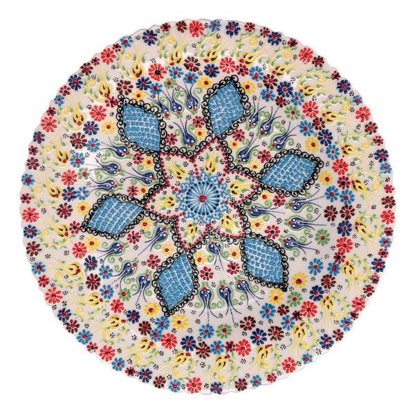 acquista Centrotavola da Cucina Ø40xh4 cm in Ceramica Multicolor