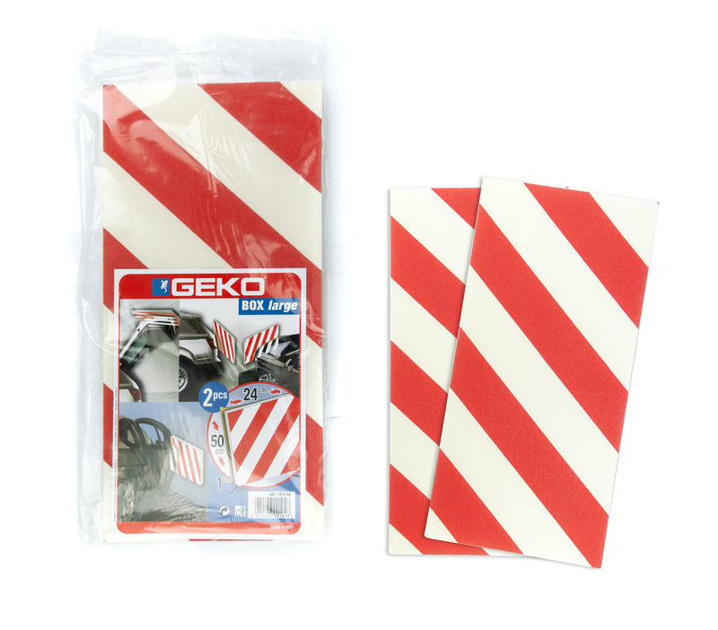 Set 2 pannelli adesivi antiurto 50x24 cm per garage e box
