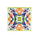 Set 4 Sottobicchieri 10x10x0,5 cm  in Ceramica VdE Tivoli 1996 Naxos