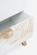 Comodino 2 Cassetti Folium in Legno