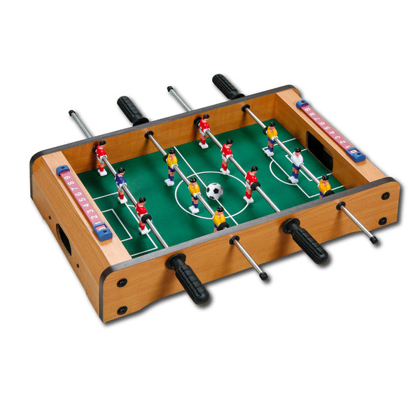 Calciobalilla da Tavolo 51x31x10 cm  2 vs 2 Marrone Chiaro prezzo