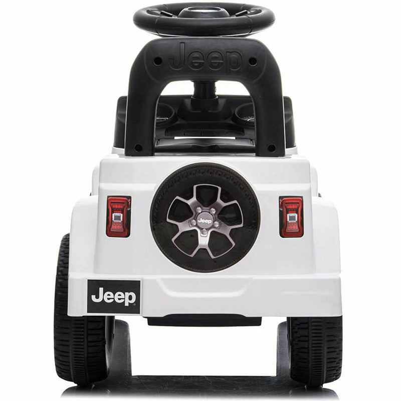 Macchina Cavalcabile per Bambini con Licenza Jeep Rubicon Bianca