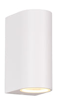 Applique da Esterno Attacco GU10 in Alluminio Pressofuso Bianco Opaco