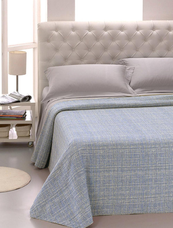 Tagesdecke aus Yarn Dyed Cober Ibizan Blue Jacquard prezzo