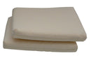 Set 2 Cuscini per Sedia da Giardino 40x40x5 cm in Dralon Allegro Ecru