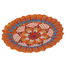 Piattino Svuotatasche Ø18xh2,5 cm in Ceramica Arancione