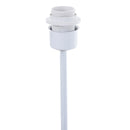 Lampada da Terra a Stelo Piantana per Salotto con Paralume di Stoffa 15x15x120 cm 