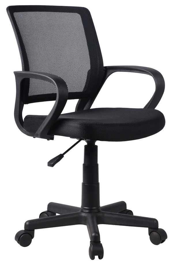 Operativer Bürostuhl aus schwarzem Stoff prezzo
