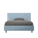 Letto Matrimoniale Adele Azzurro Varie Misure