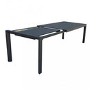 Tavolo Allungabile Houston 135/180x70x75h cm in Alluminio Antracite
