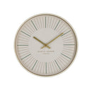 Orologio da Parete  Ø30x4,5 cm in Plastica Whatever Bianco