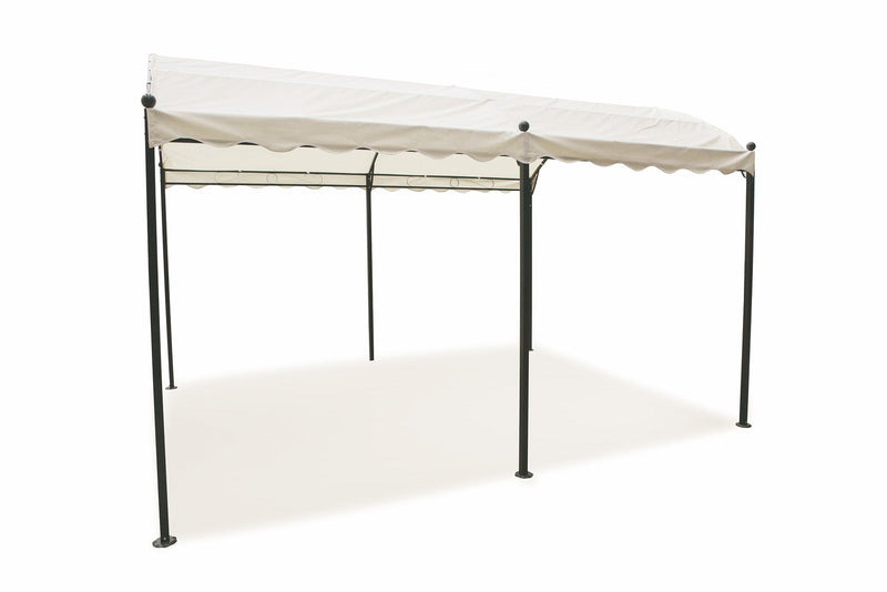 Gazebo da Giardino in Ferro 3x4 mt Soriani Tunnel Ecrù