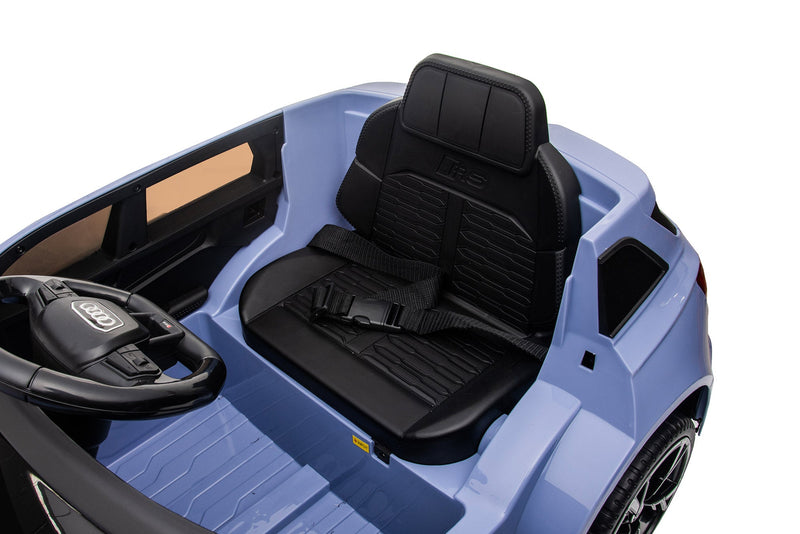 Macchina Elettrica per Bambini 12V con Licenza Audi RS6 Celeste