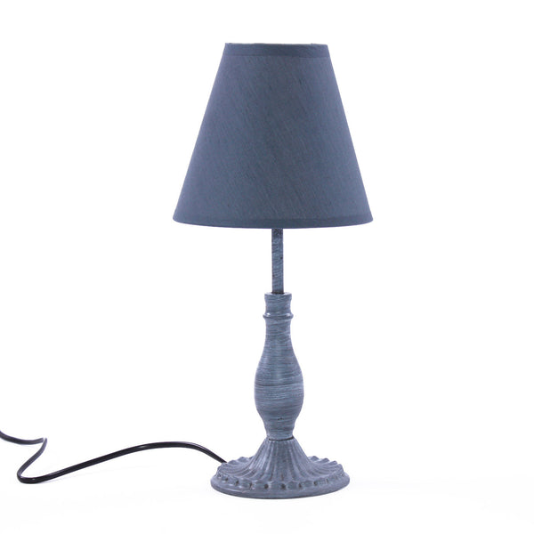 Lampada da Tavolo Ø16xH36 cm in Metallo Grigio acquista