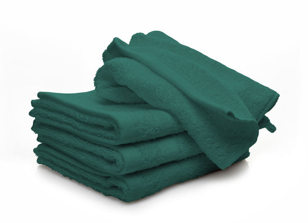 Set Schwamm-Gästetücher + dunkelgrünes Tuch acquista