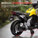 Moto Elettrica per Bambini 3-6 Anni Licenza Honda 12V Doppi Motori Rotelle 3 km/h Max 30kg Giallo      