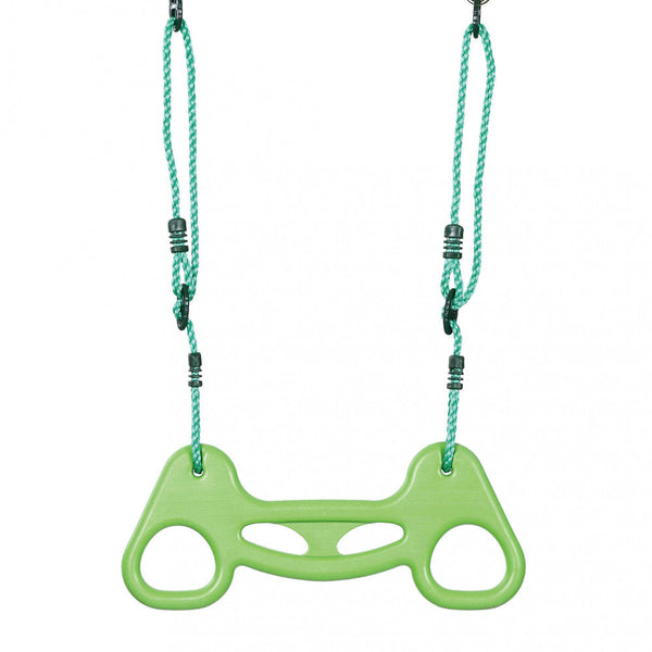 sconto Trapezschaukel mit grünen Kunststoffseilen