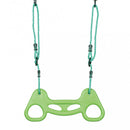 Altalena Trapezio con Corde in Plastica Verde